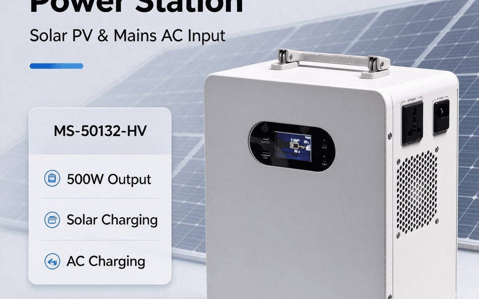 500W 1004Wh Solar Generator Portable Power Station with Long Cycle Life LiFePO4 Battery