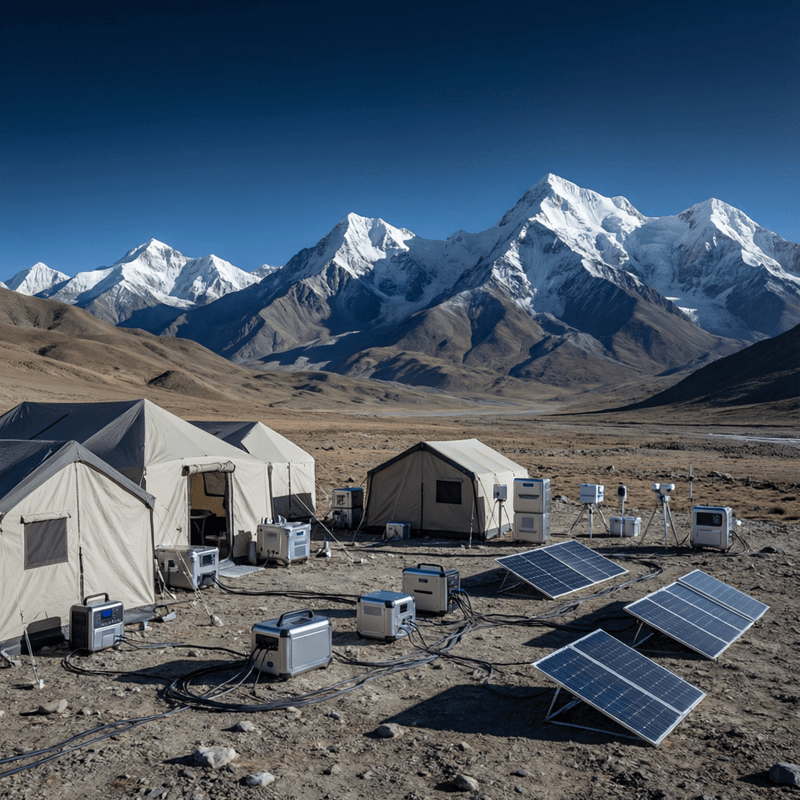 Qinghai-Tibet Plateau — Scientific Expedition Camp