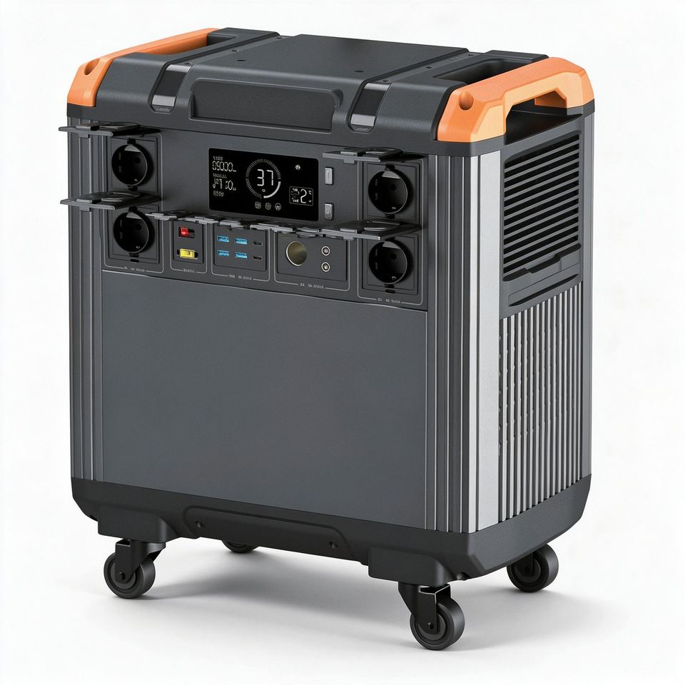 5376Wh YQ-T50 Portable Power Station with Solar Charging Support and 1 Year Warranty