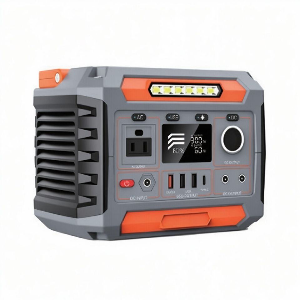 270Wh YQ-A3D Portable Power Station with Solar Charging Support and LED Lighting