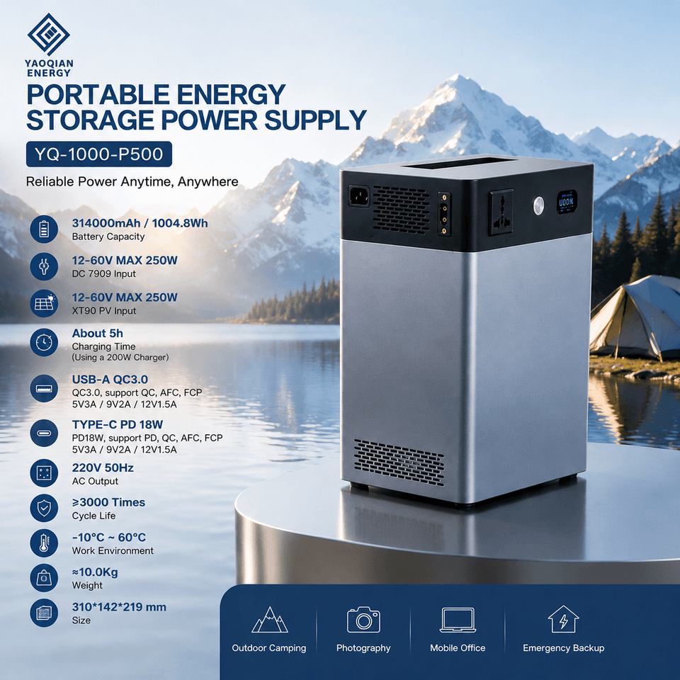 500w-1kwh-solar-generator-lifepo4-battery-energy-storage-station-portable-power-station-for-home-backup-camping-rv-emergency-use