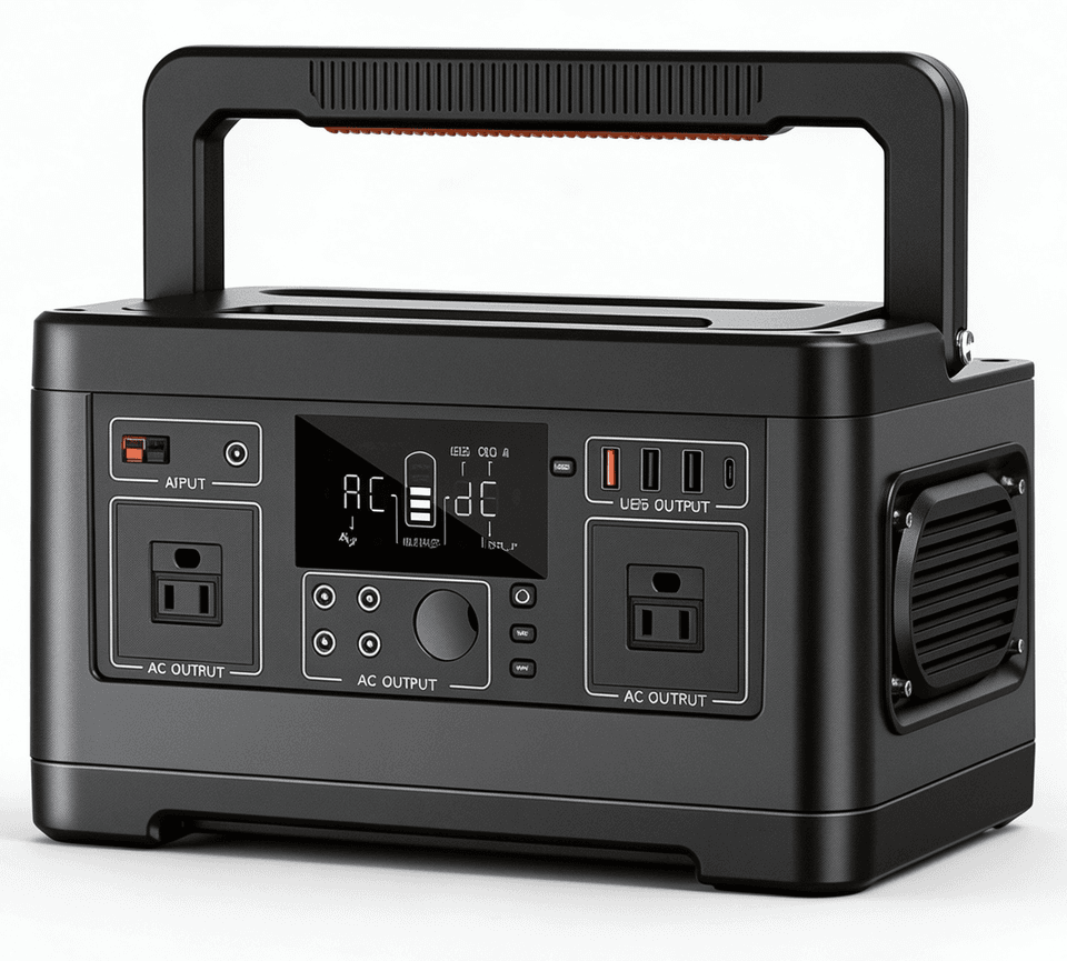520Wh YQ-A5 Portable Power Station with Solar Charging Support and 1 Year Warranty